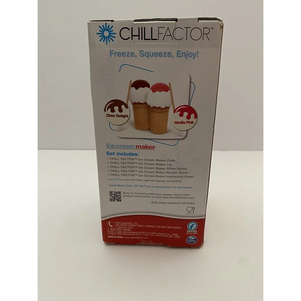 NEW Chill Factor Ice Cream Maker Set | Quick & Easy 4 Step Soft Serve